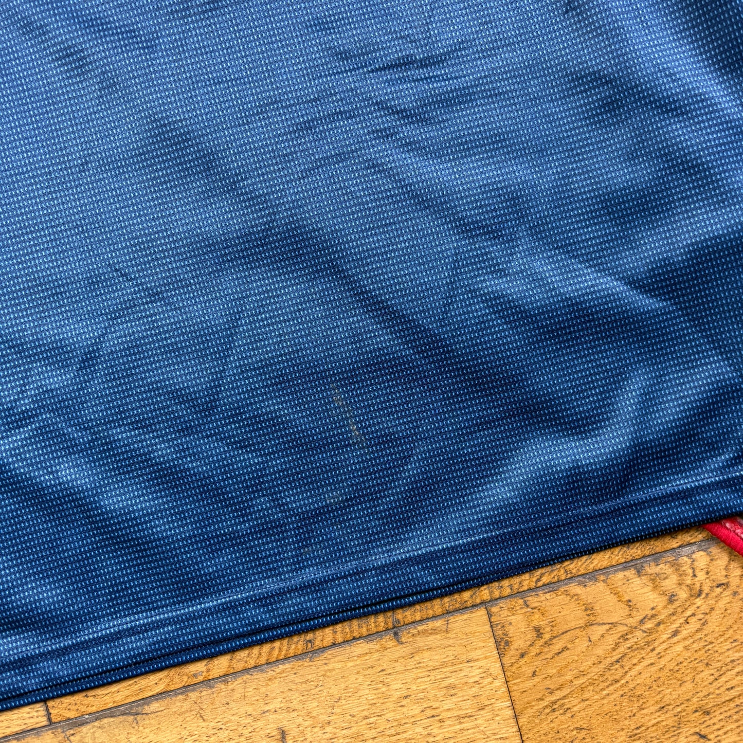 Vintage Blue Goalkeeper Long Sleeve Stripe Football Shirt T-Shirt - XL