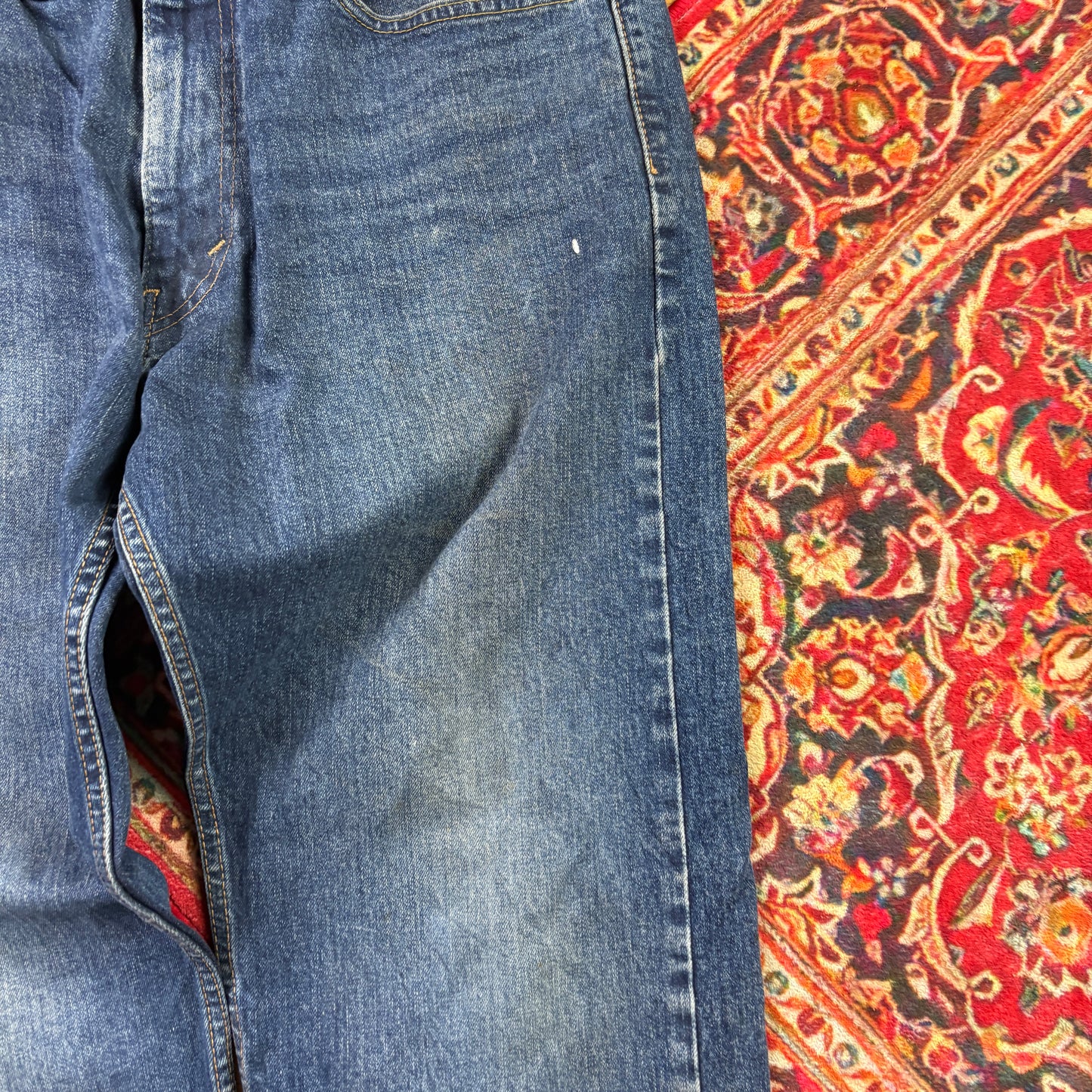 Vintage Levis 505 Straight Blue Denim Jeans - 36
