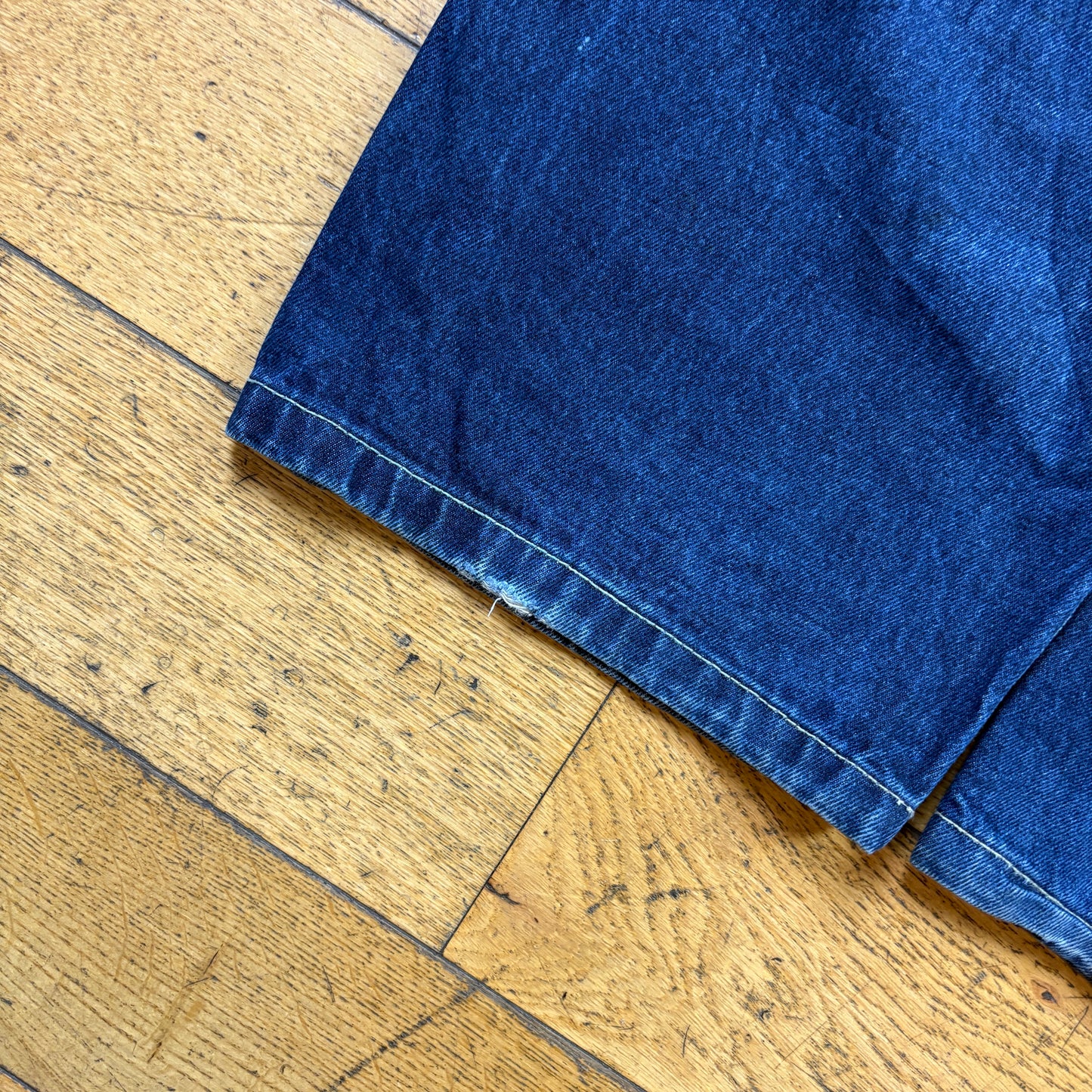 Vintage Southpole Blue Embroidered Y2K Hip Hop Baggy Jeans - 36