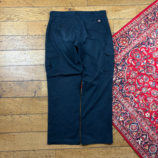 Vintage Dickies 874 Skate Black Trousers - 36