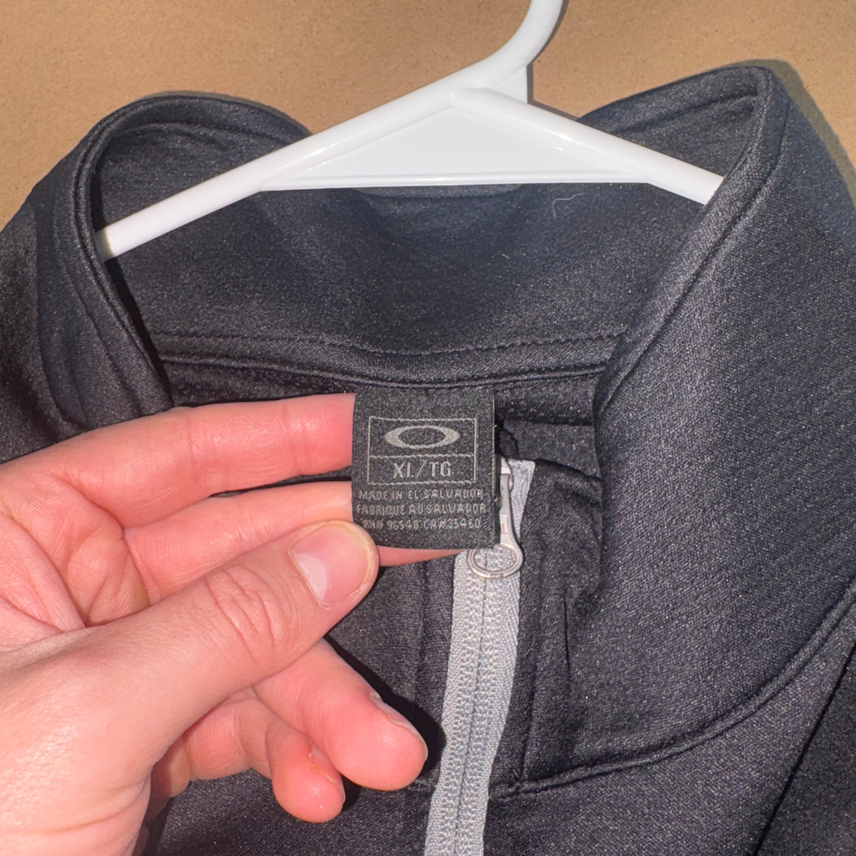 Oakley Black Hiking Gorpcore Zip Sweatshirt - XL