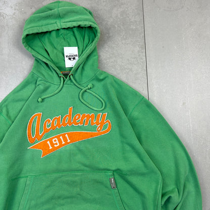 Vintage Fila Embroidered Green Hoodie - XXL