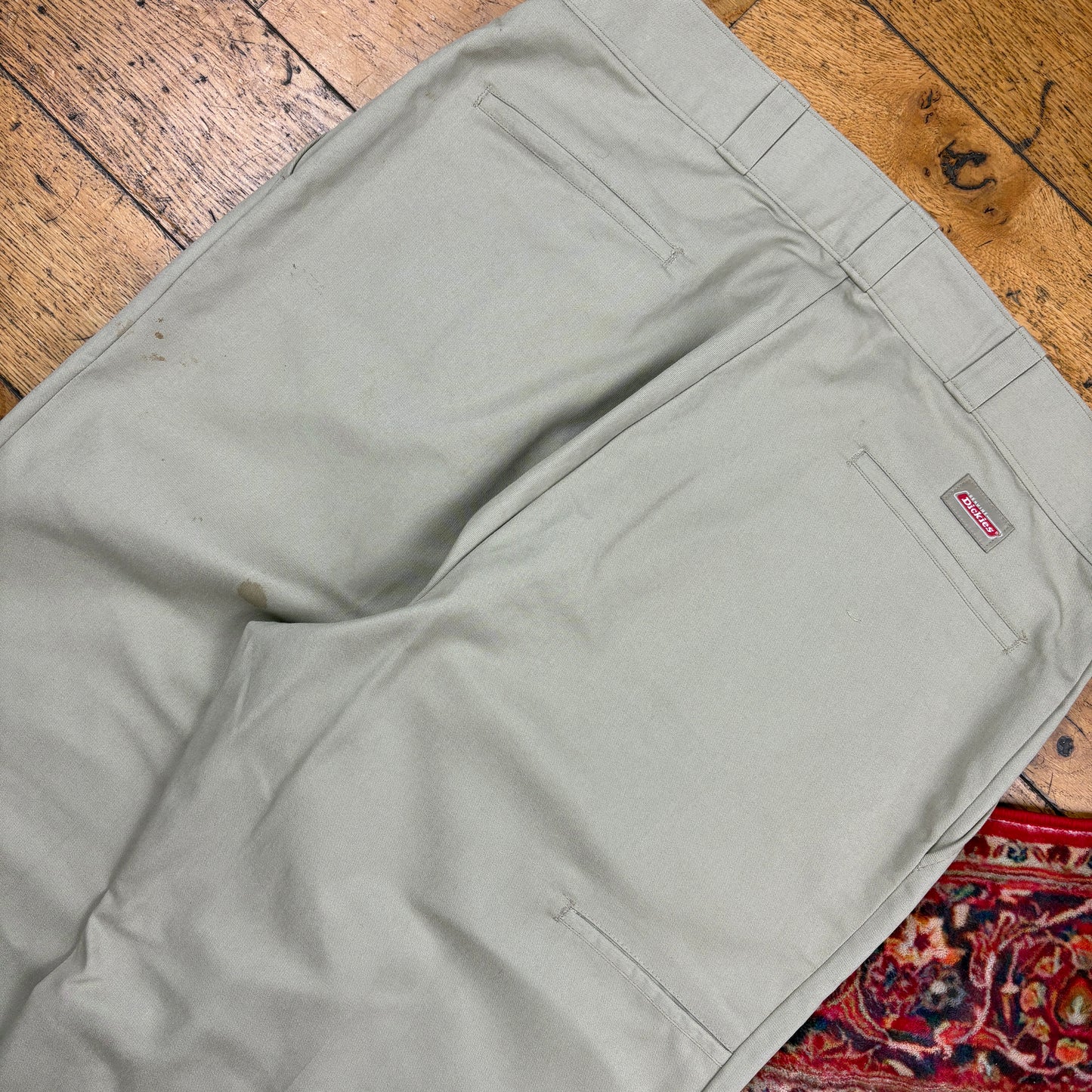 Vintage Dickies 874 Skate Cream Chino Trousers -b38