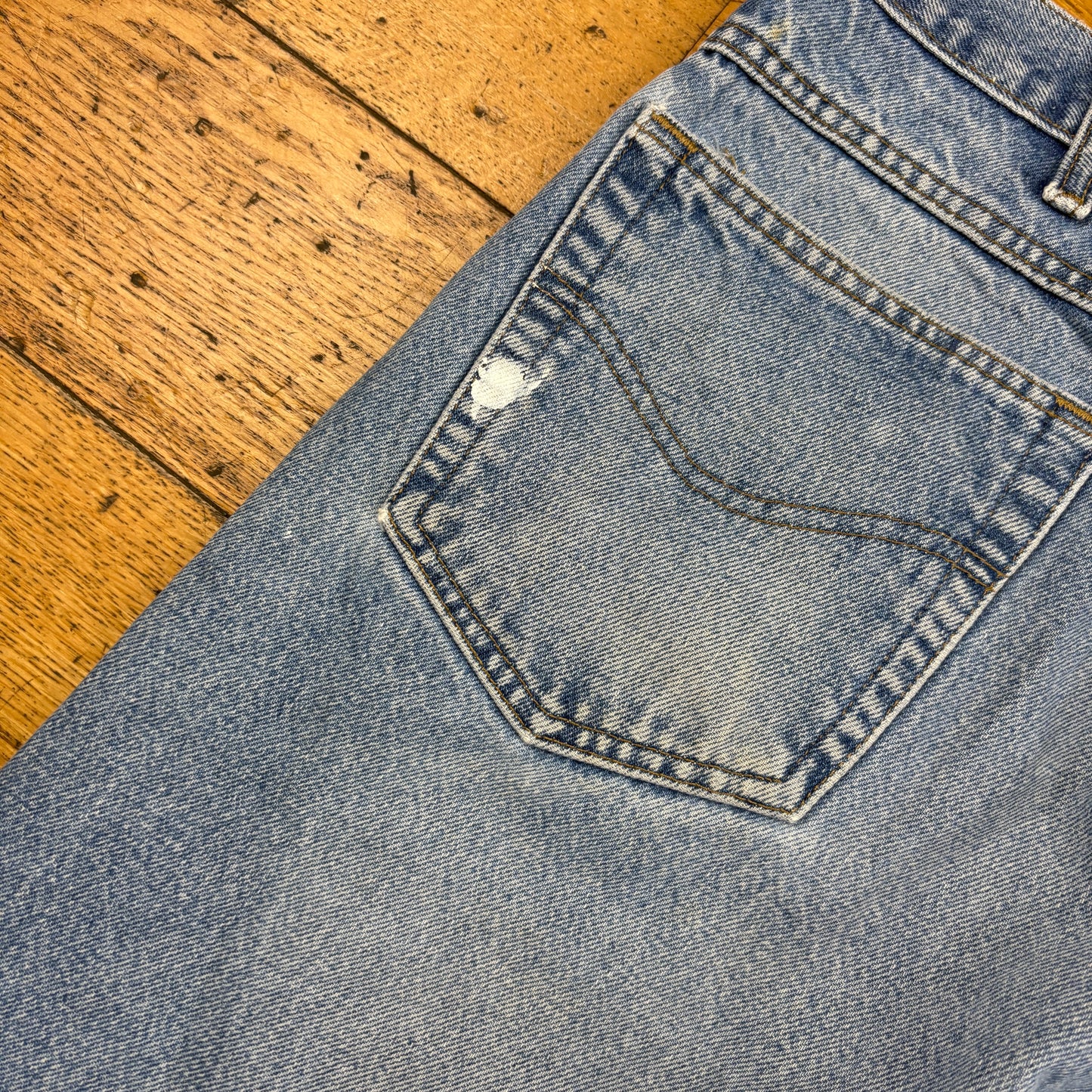 Vintage Carhartt Blue Workwear Carpenter Baggy Jeans - 38