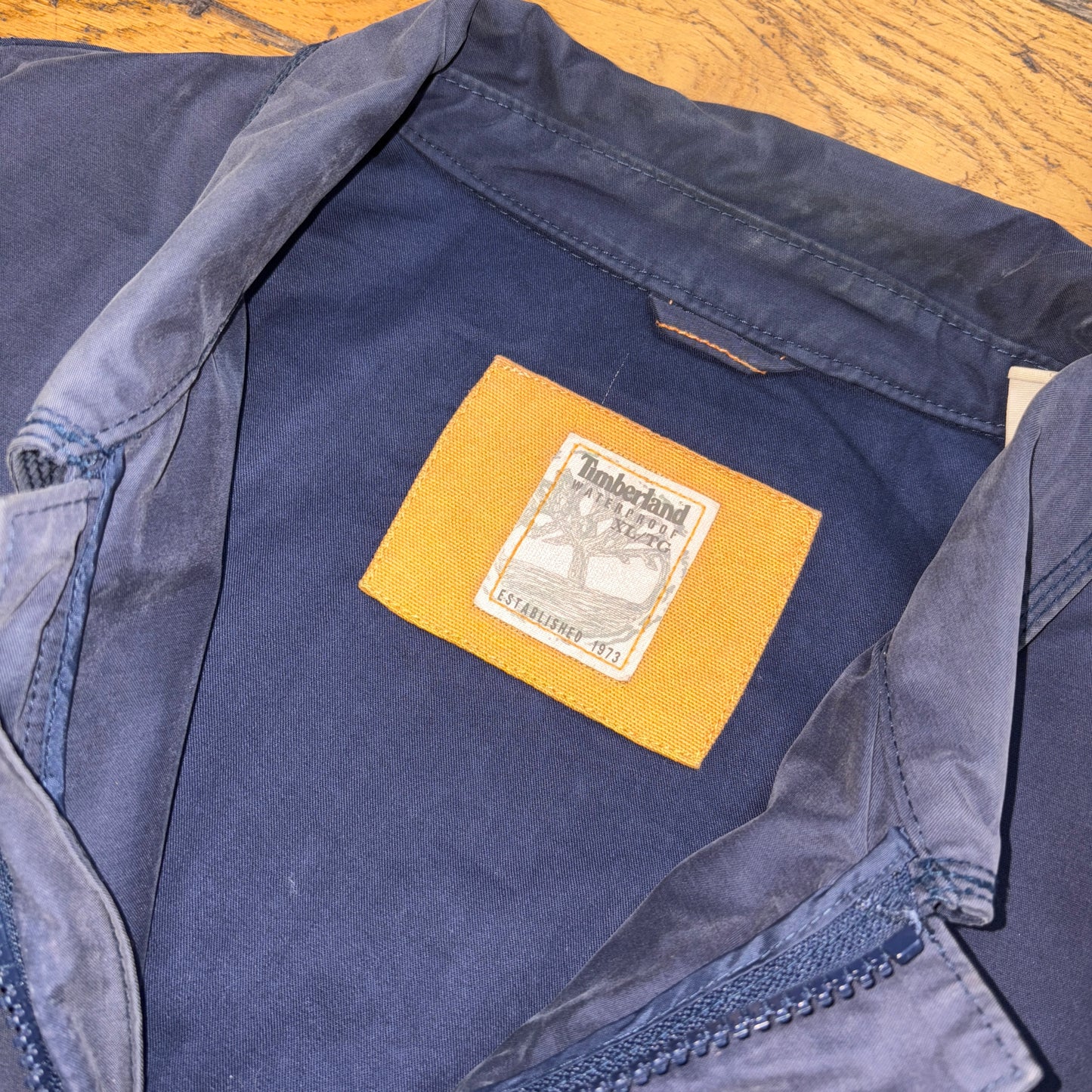Vintage Timberland Navy Harrington Jacket - XL