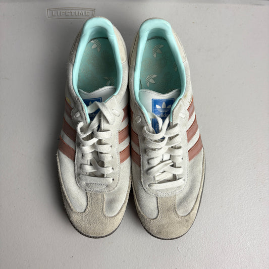 Adidas Sambas White Cream Trainer Shoe Sneakers Size 9