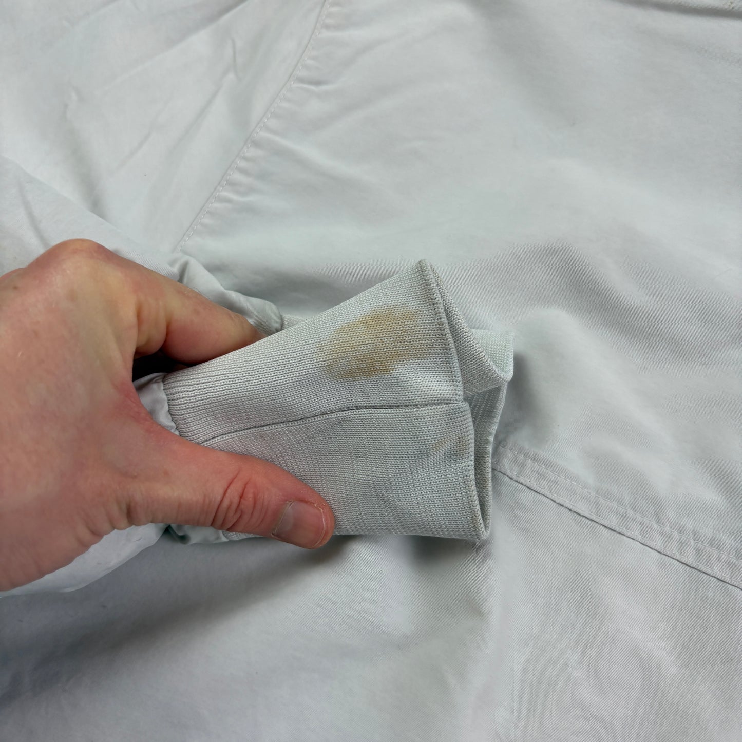 Vintage Carhartt WIP Santa Fe Bomber Style White Jacket - S