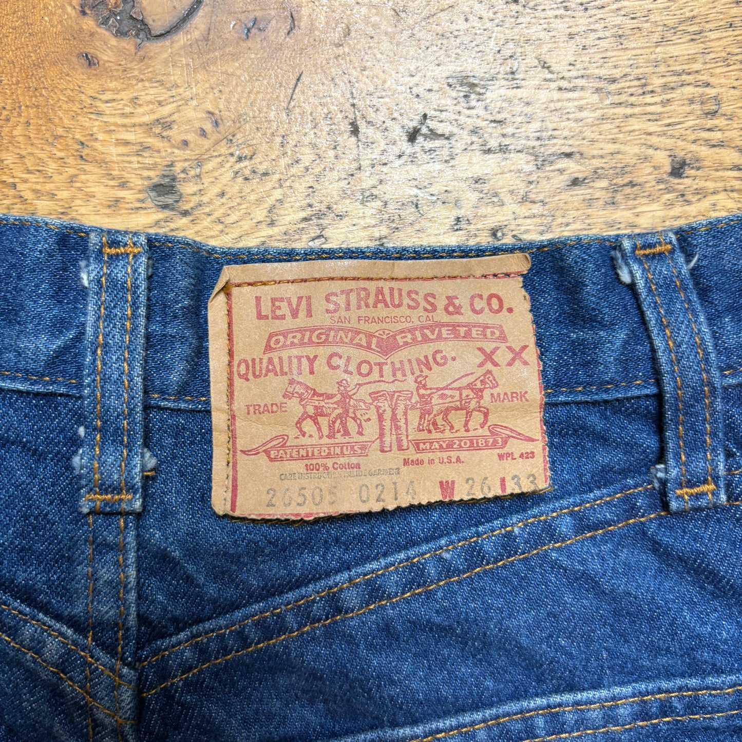 Vintage Levis Womens Blue Denim Jeans - Size 6