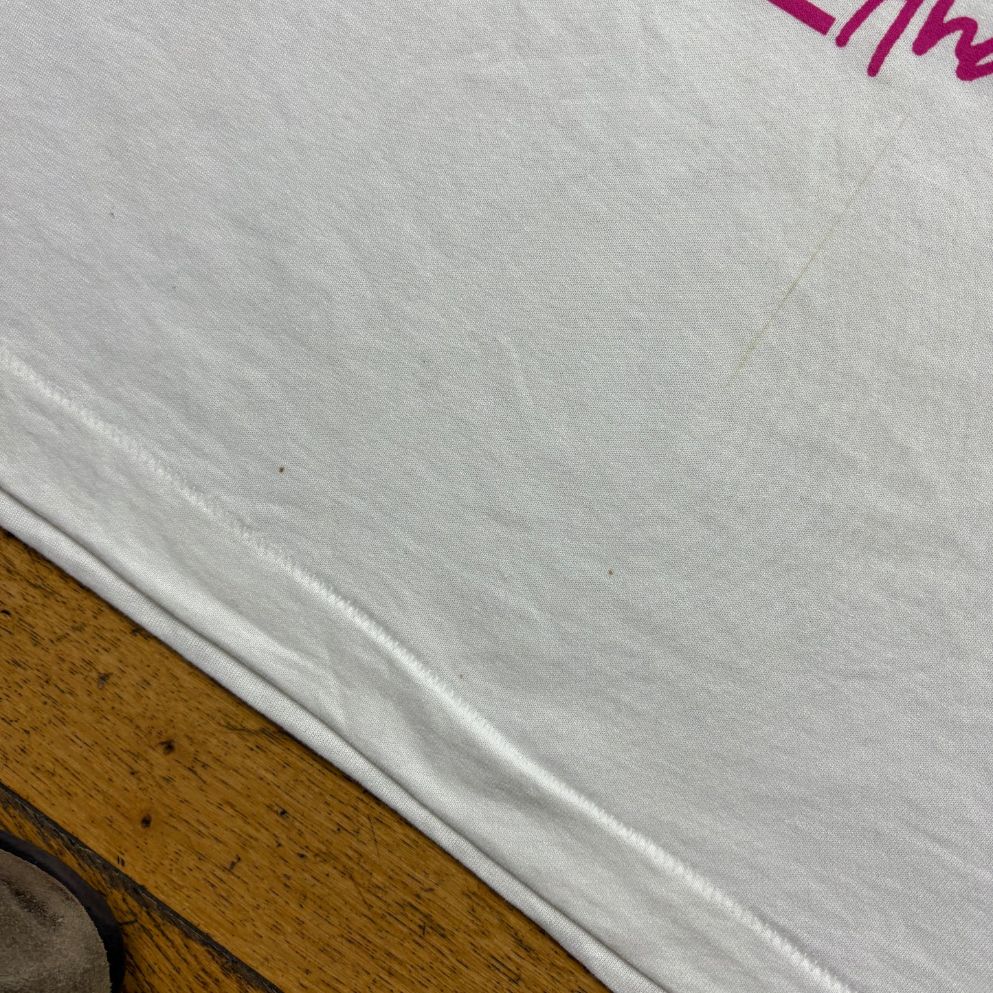 Vintage 90s White Funny Slogan Single Stitch Graphic T-Shirt - 2XL