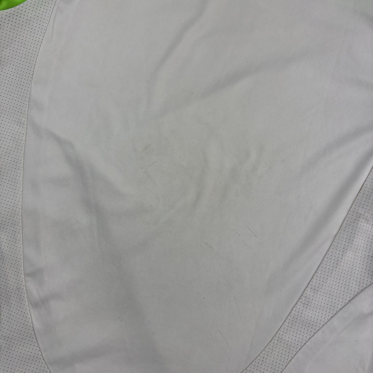 Vintage Adidas White Green Graphic T-Shirt - S