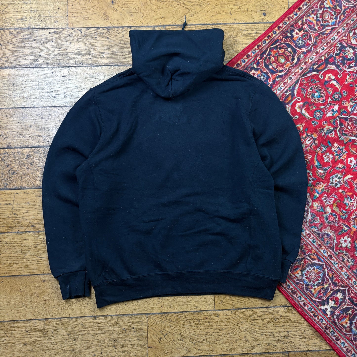 Vintage Russell Athletic Black Boxy Blank Sweatshirt - L