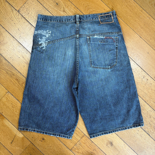 Vintage Billabong Surfwear Hip Hop Blue Baggy Shorts Jorts - 36