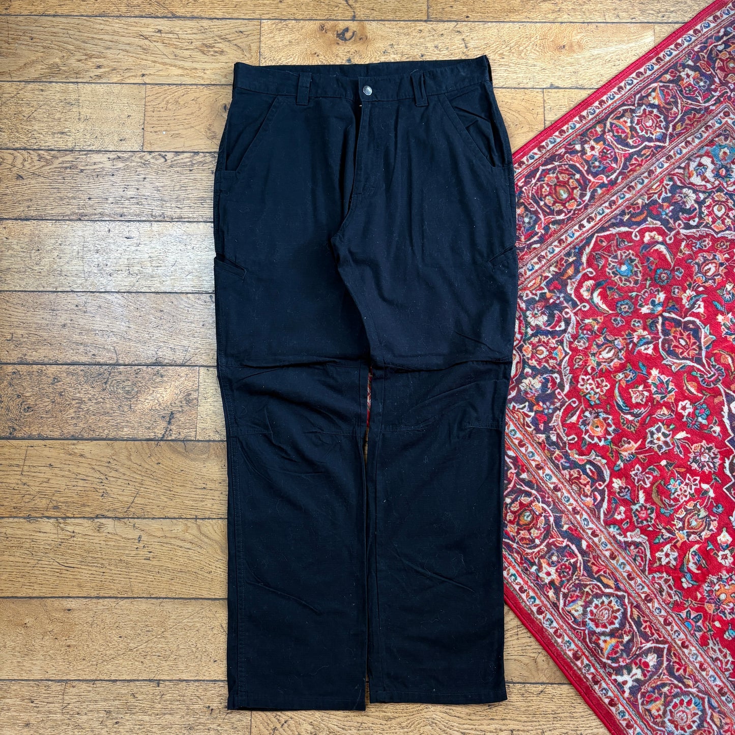 Vintage Dickies 874 Black Skate Trousers - 34