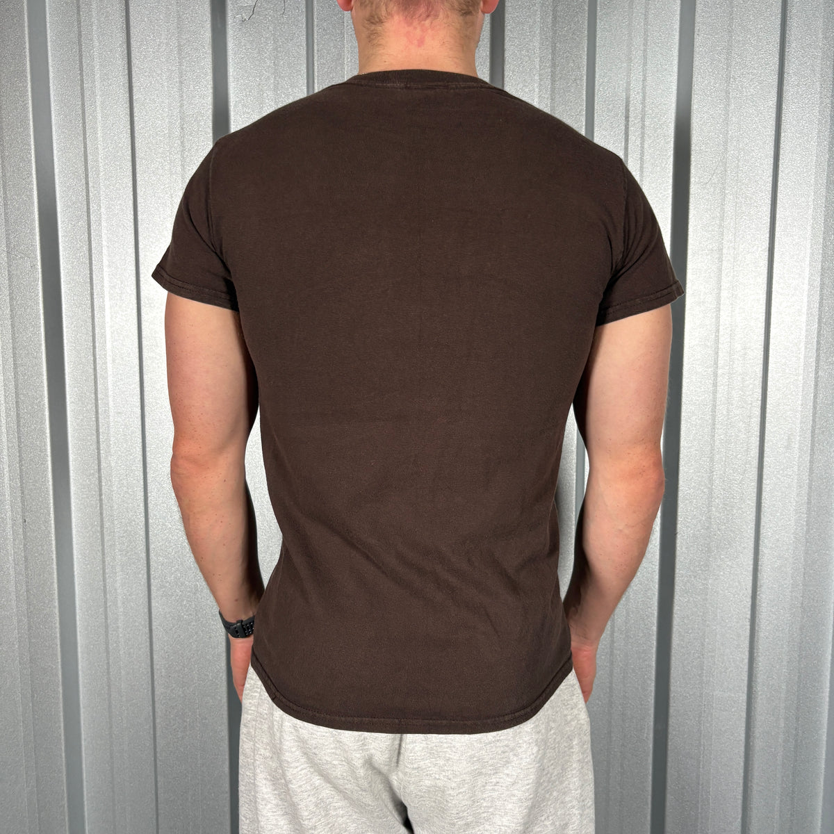 Thrasher Brown Skate Graphic T Shirt - XS
