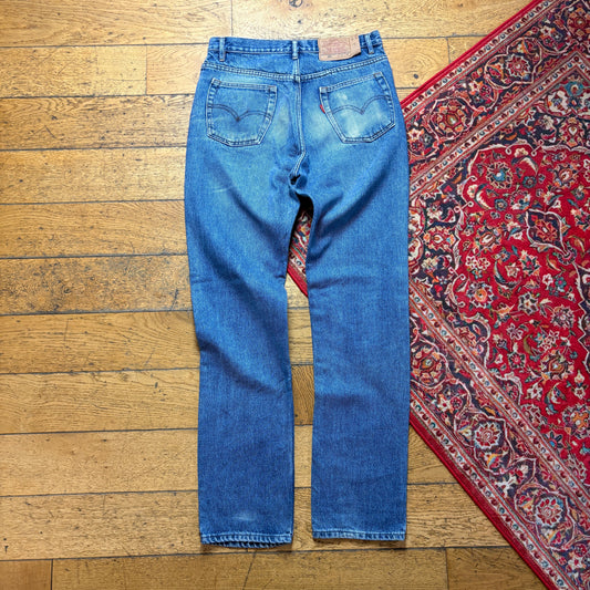 Vintage Levis 501 Straight Blue Denim Jeans - 31R