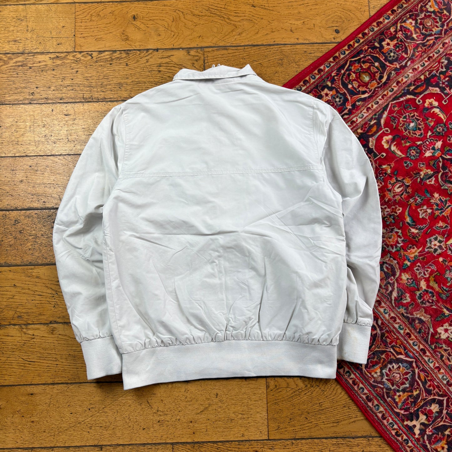 Vintage Carhartt WIP Santa Fe Bomber Style White Jacket - S