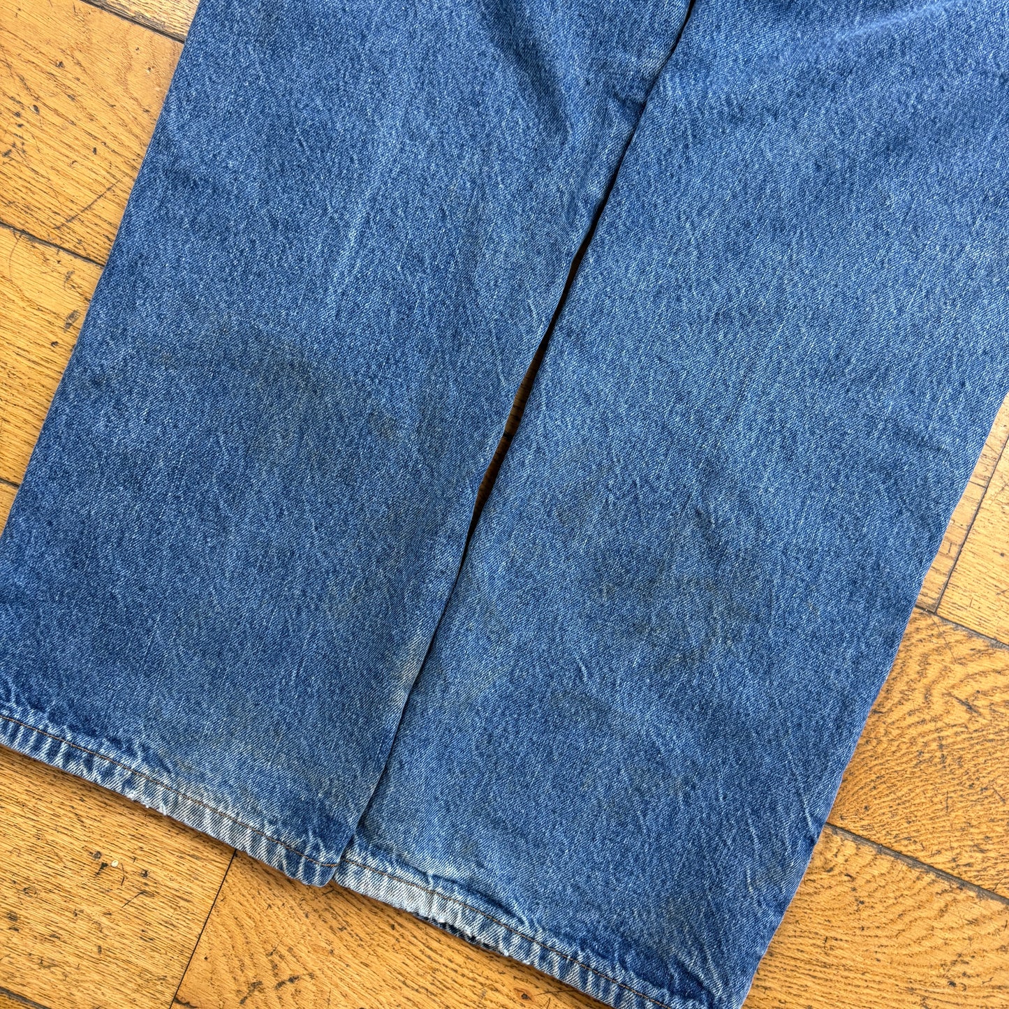 Vintage Dickies Blue Workwear Carpenter Baggy Jeans - 38