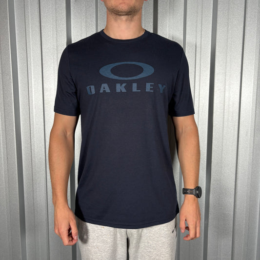 Oakley Navy Graphic T Shirt - S
