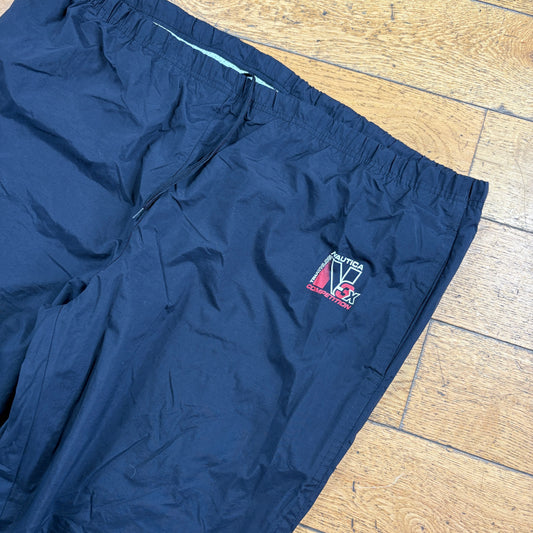Vintage Nautica Navy Baggy Tracksuit Sweatpants Track Pants Bottoms - XXL