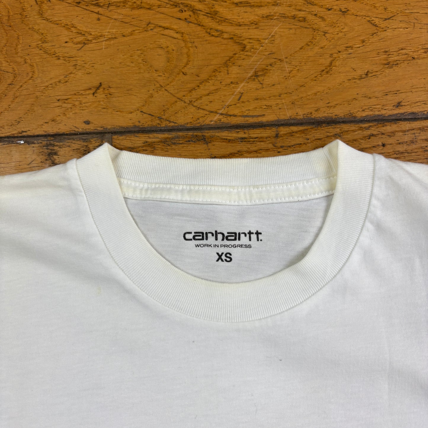 Vintage Carhartt White Graphic T-Shirt - XS