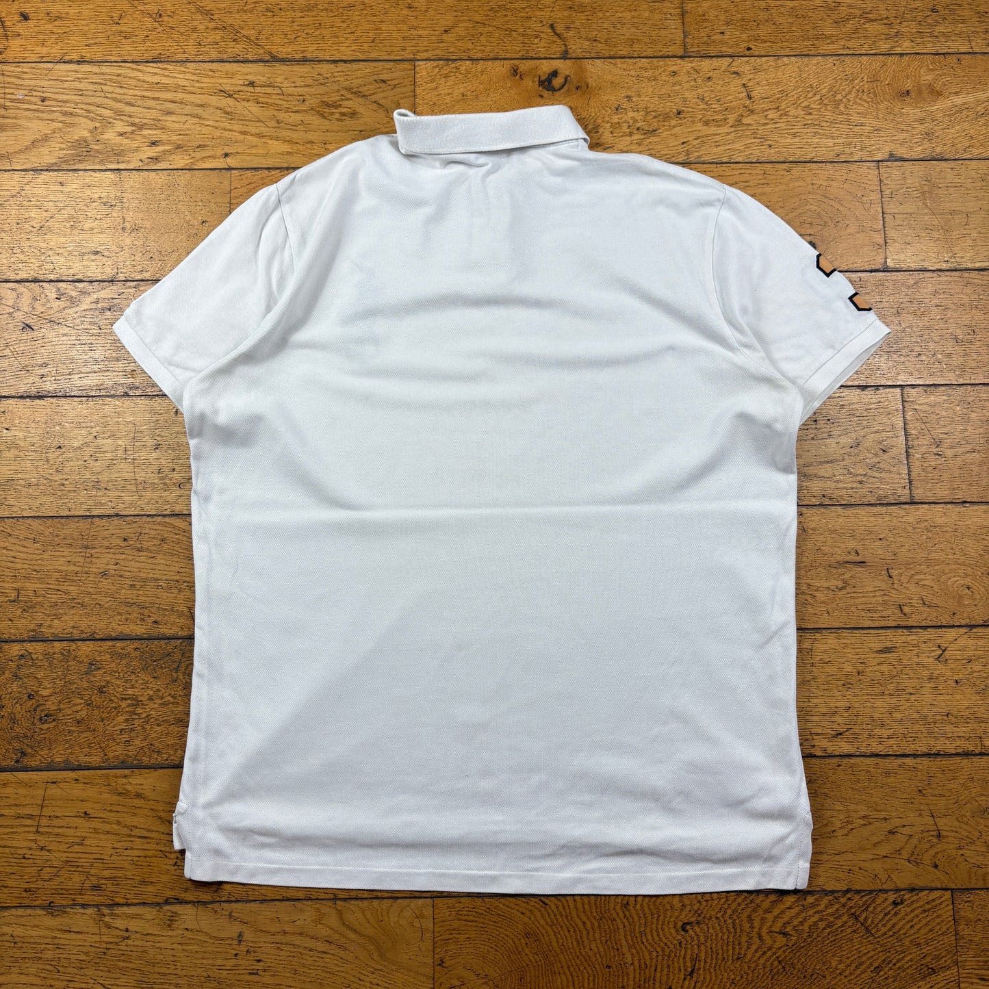 Vintage Ralph Lauren Big Pony White Polo T-Shirt - XL