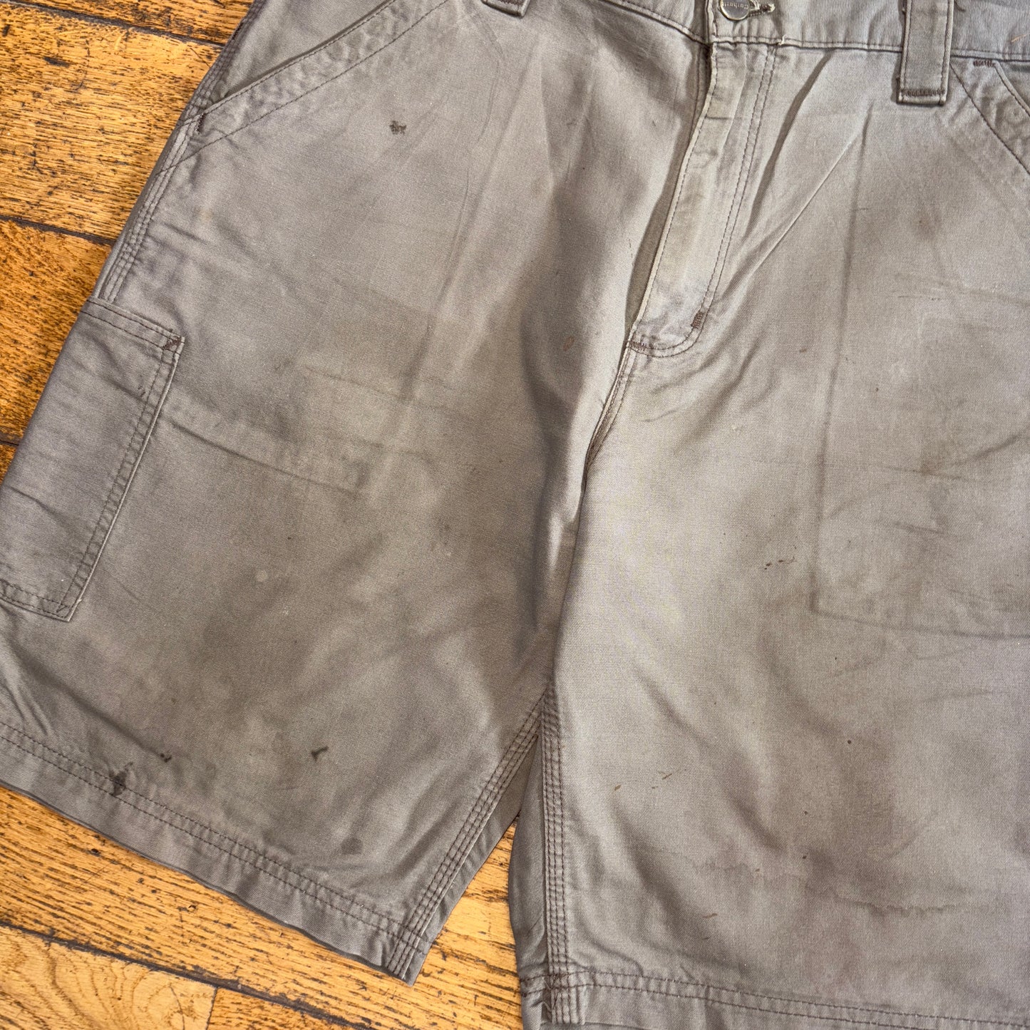 Vintage Carhartt Brown Workwear Baggy Carpenter Shorts - 36
