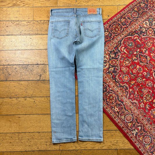 Vintage Levis 511 Slim Blue Denim Jeans - 33