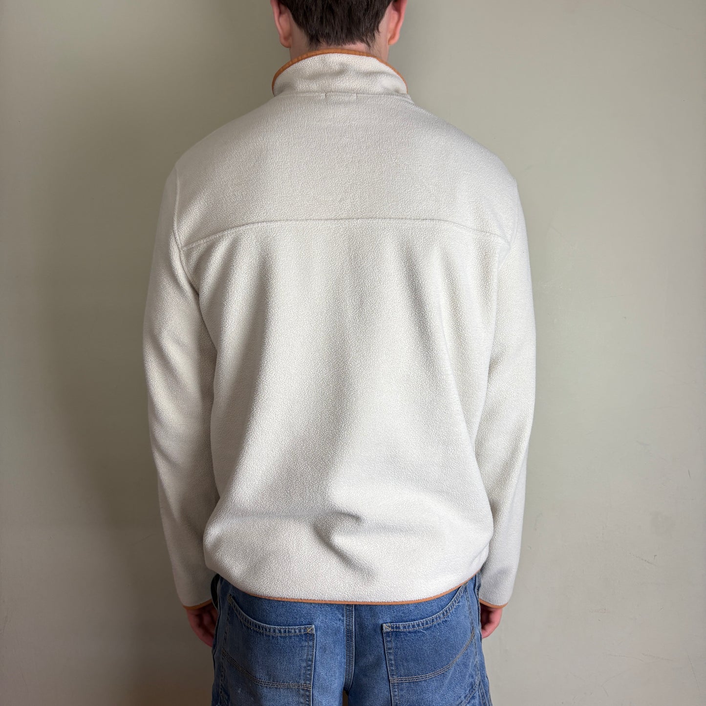 Vintage Patagonia Cream Fleece Synchilla Sweatshirt - M