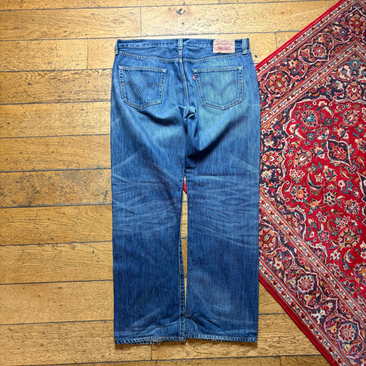 Vintage Levis 501 Straight Blue Denim Jeans - 38S