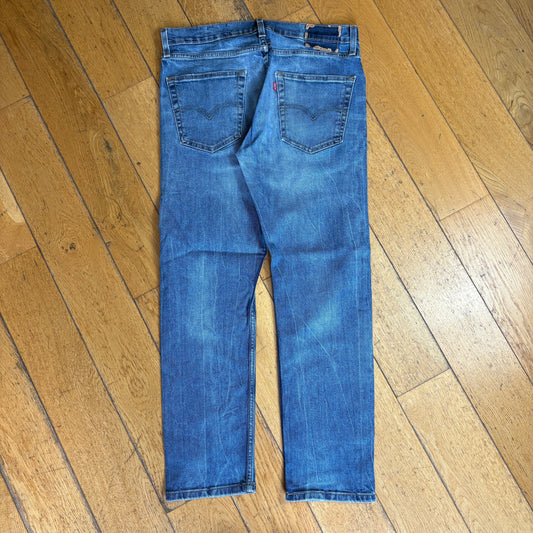 Vintage Levis Straight Blue Denim Jeans - 34