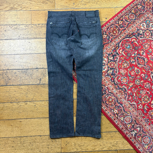 Vintage Levis 511 Slim Grey Denim Jeans - 34