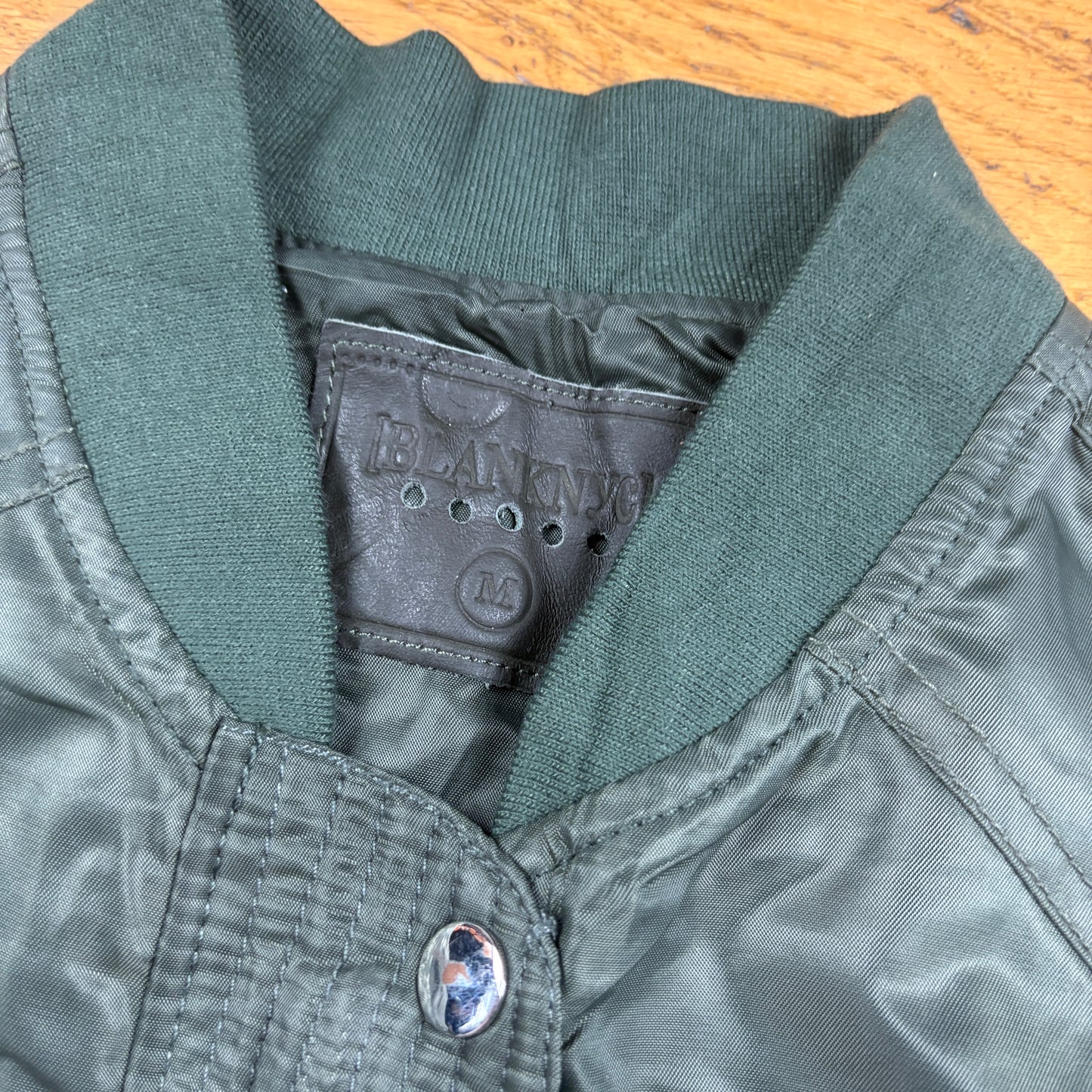 Vintage Green MA-1 Bomber Jacket - M