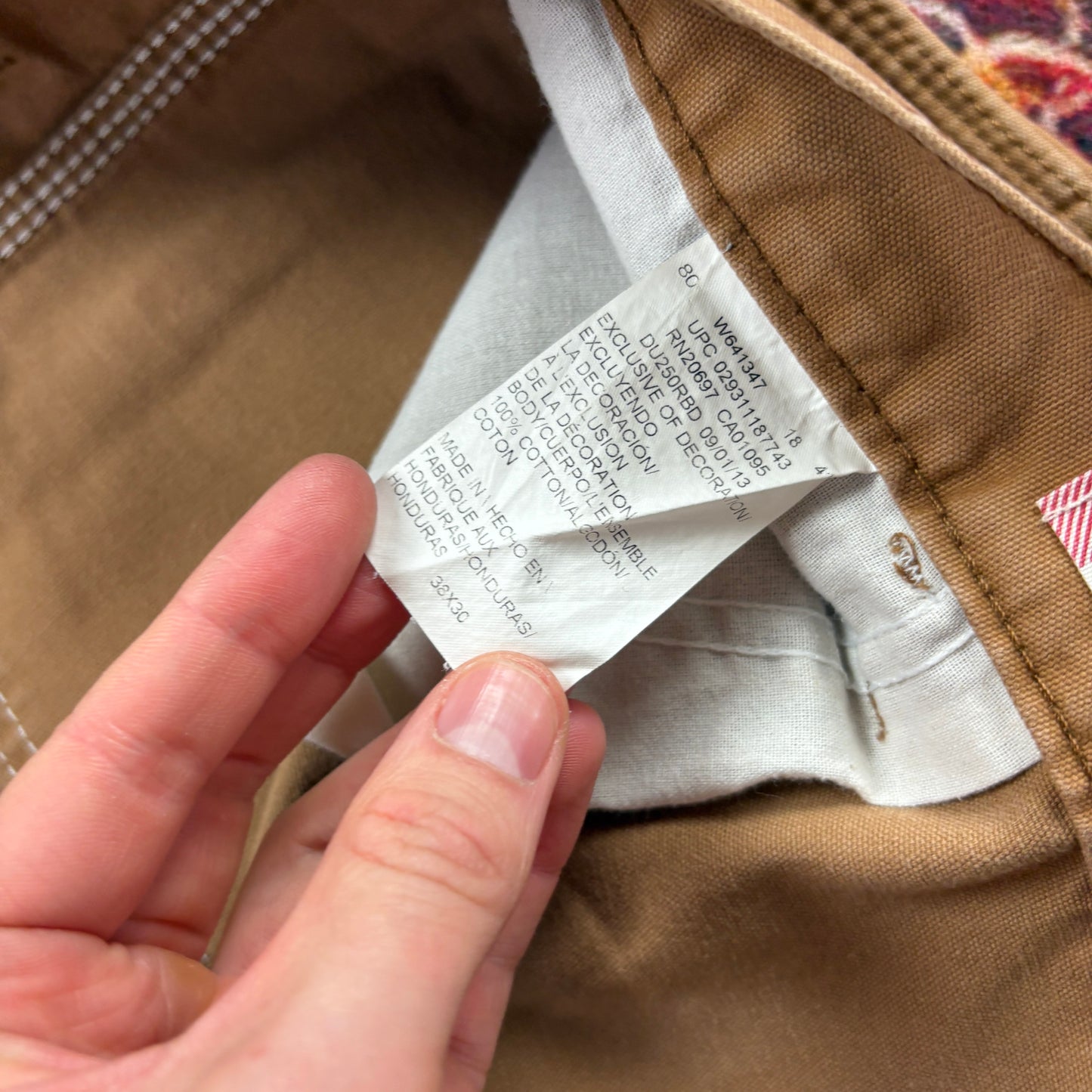 Vintage Dickies Brown Workwear Carpenter Baggy Trousers - 40