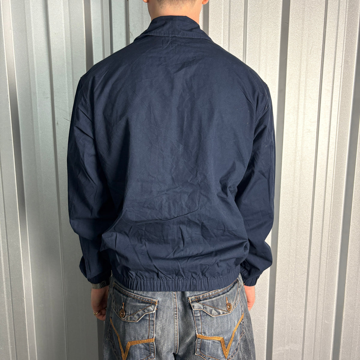 Ralph Lauren Navy Harrington Jacket - M