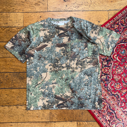 Vintage Realtree Camo Green T-Shirt - L