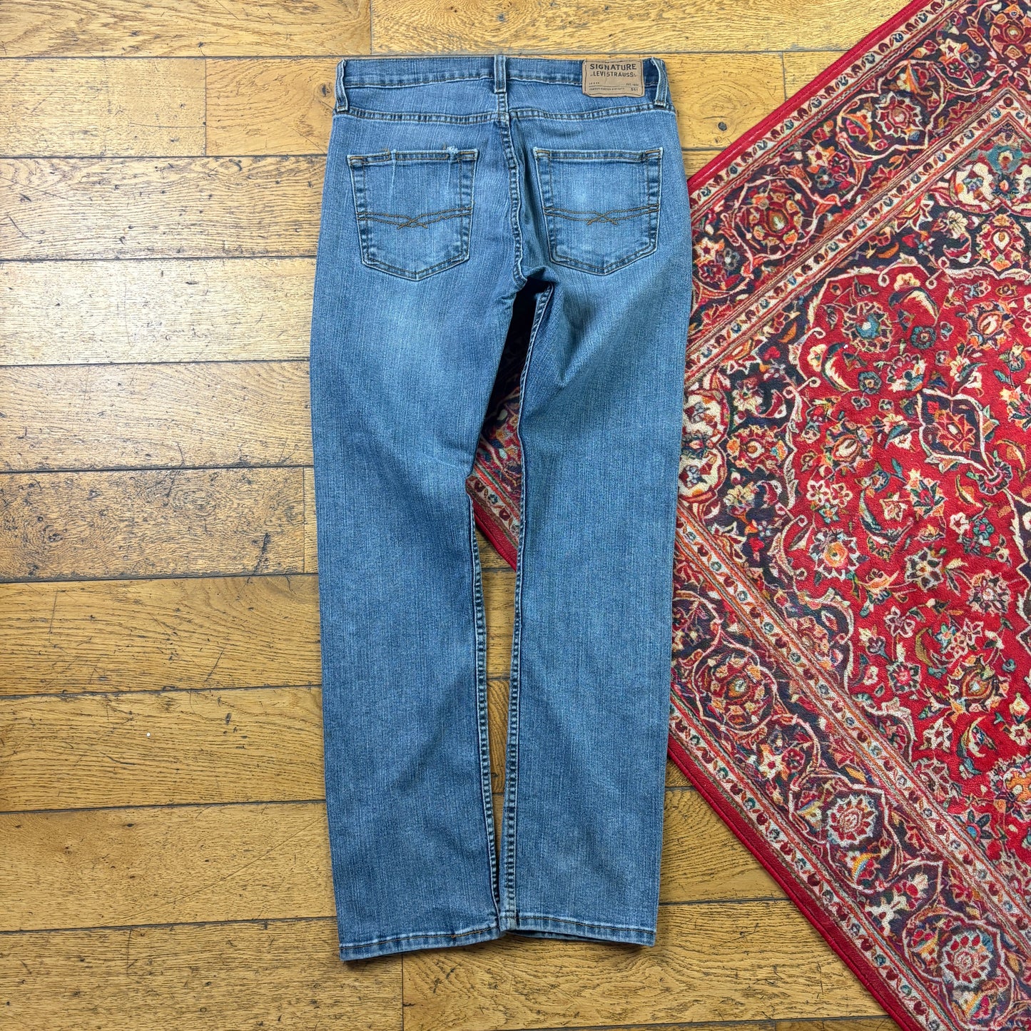 Vintage Levis Slim Blue Denim Jeans - 30