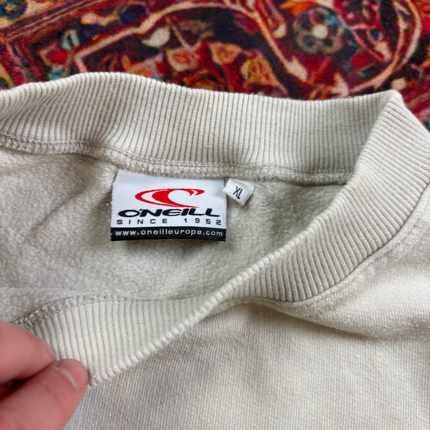 Vintage Oneill Cream Surfwear Sweatshirt - XL