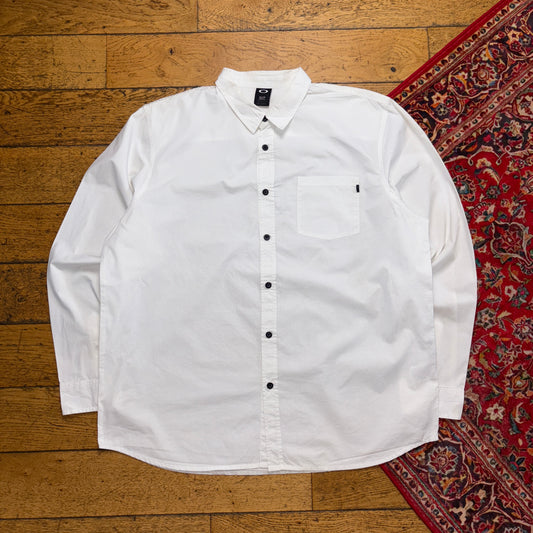 Vintage Oakley White Shirt - 2XL