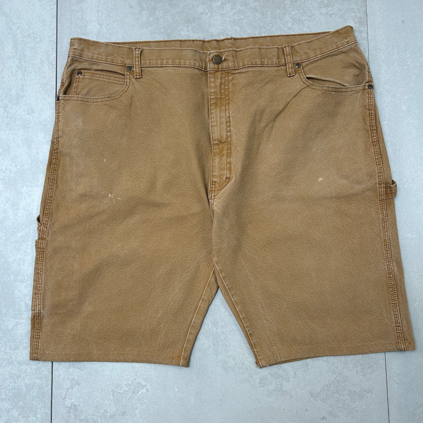 Vintage Dickies Workwear Carpenter Brown Baggy Shorts - 44
