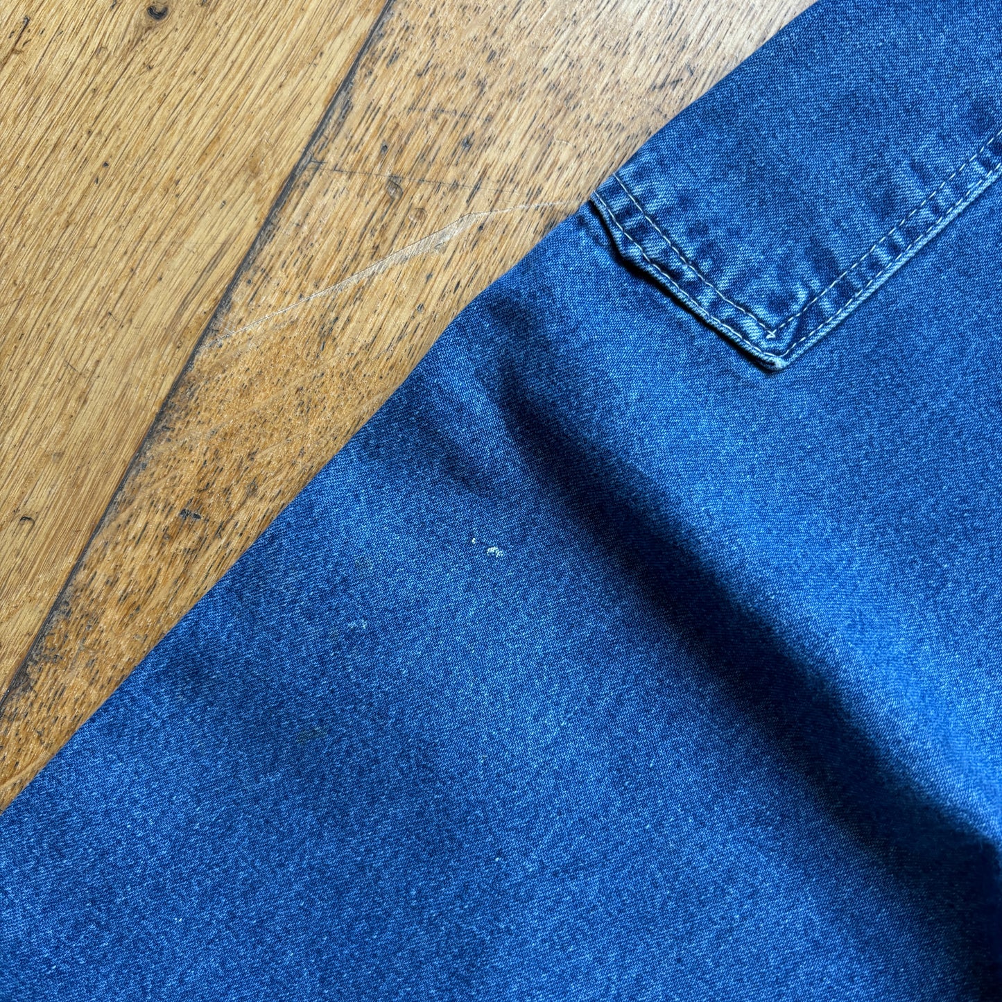 Vintage Carhartt Workwear Carpenter Blue Baggy Trousers - 34
