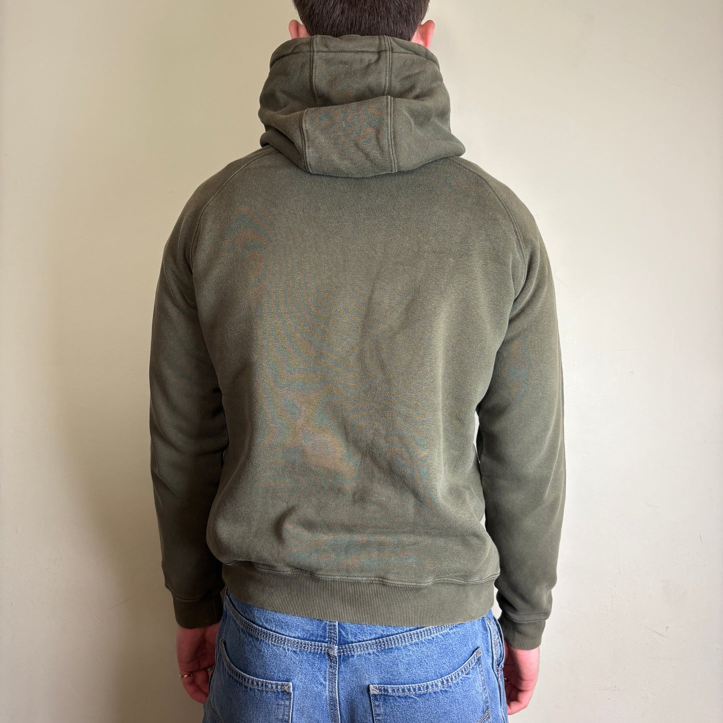 Vintage Carhartt Green Womens Hoodie Sweatshirt - M