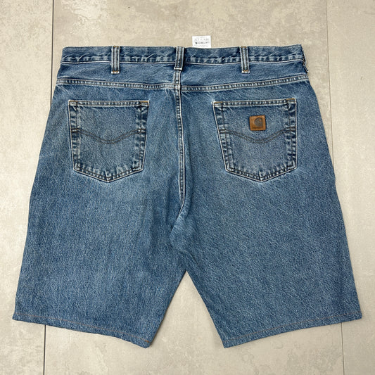 Vintage Carhartt Workwear Baggy Blue Carpenter Shorts - 40