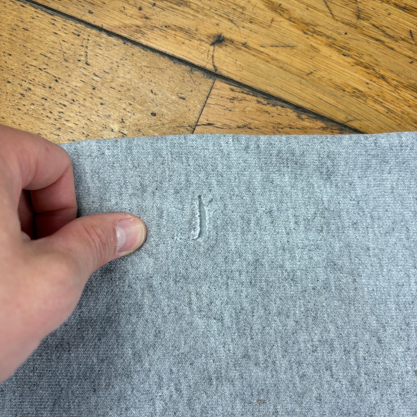 Vintage Carhartt Grey Hoodie Sweatshirt - XL
