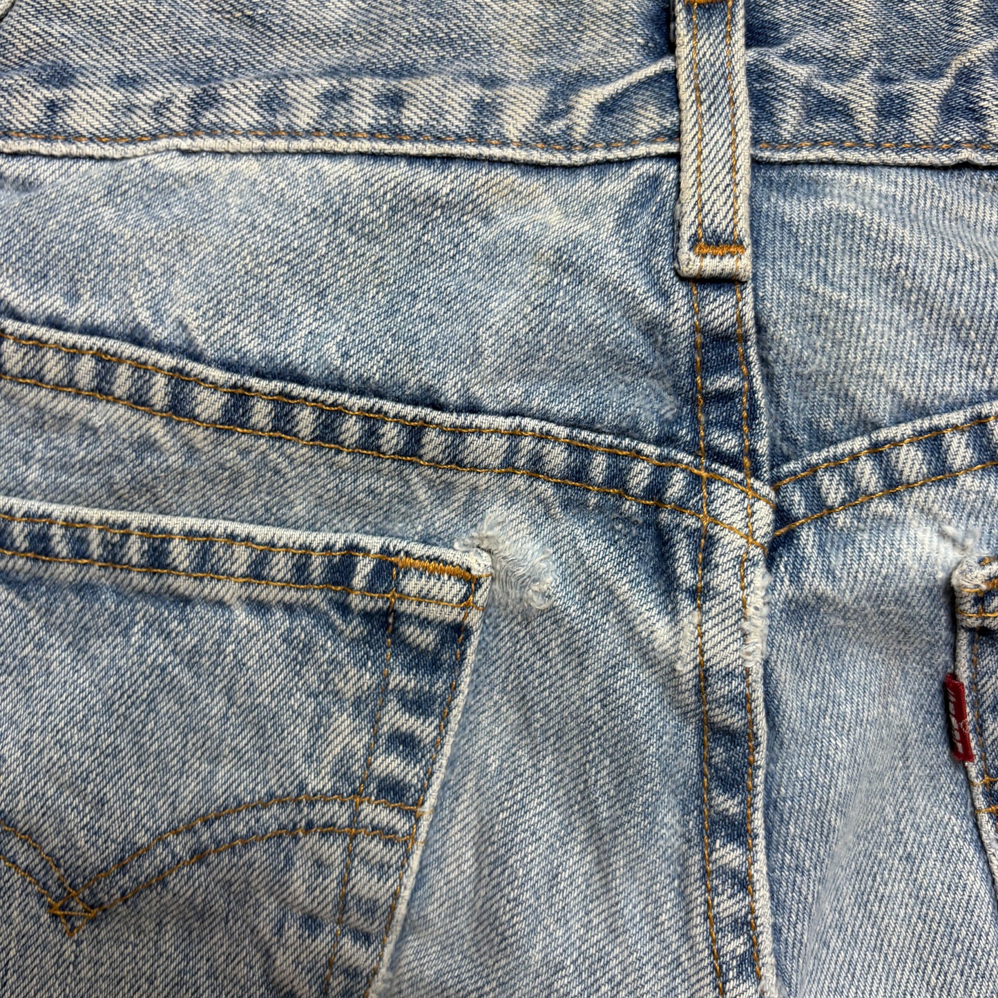 Vintage Levis 550 Womens Tapered Baggy Blue Denim Jeans - Size 10