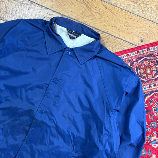 Vintage Navy Nylon Coach Harrington Jacket - XL