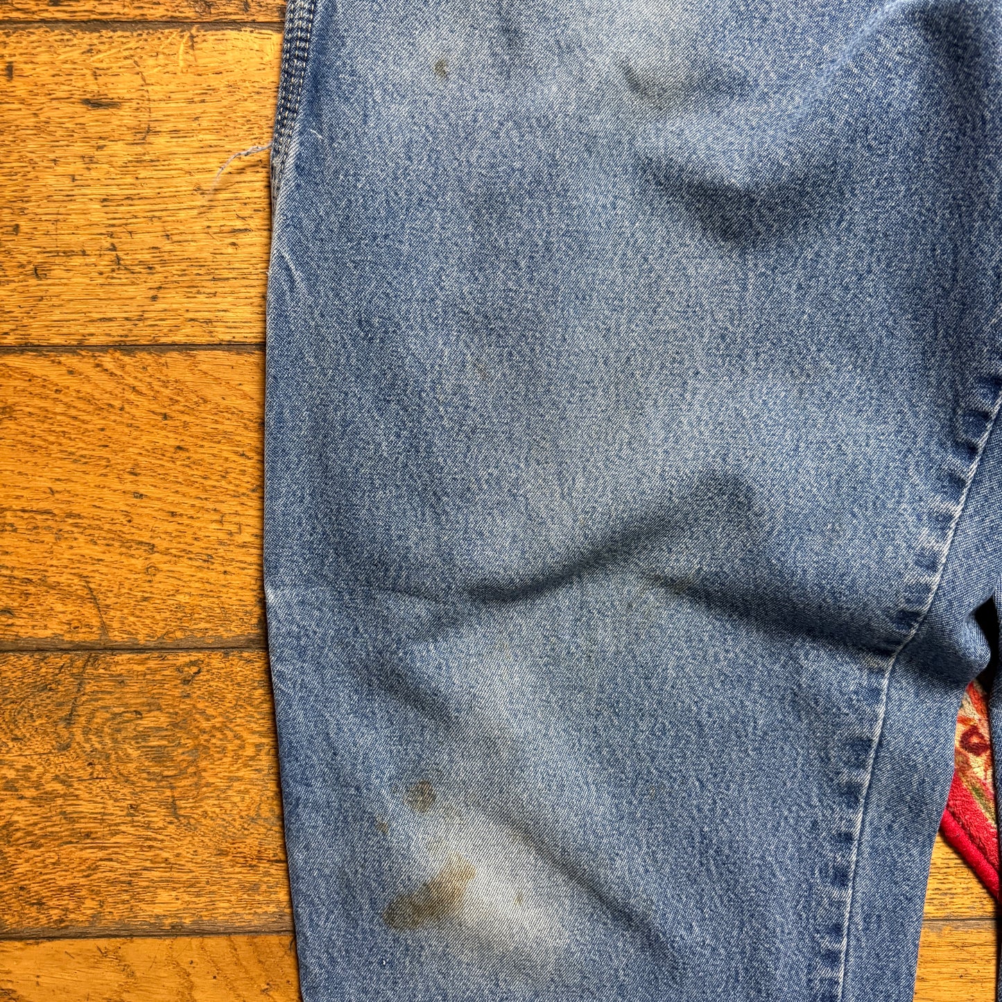 Vintage Dickies Workwear Carpenter Baggy Blue Jeans - 38L
