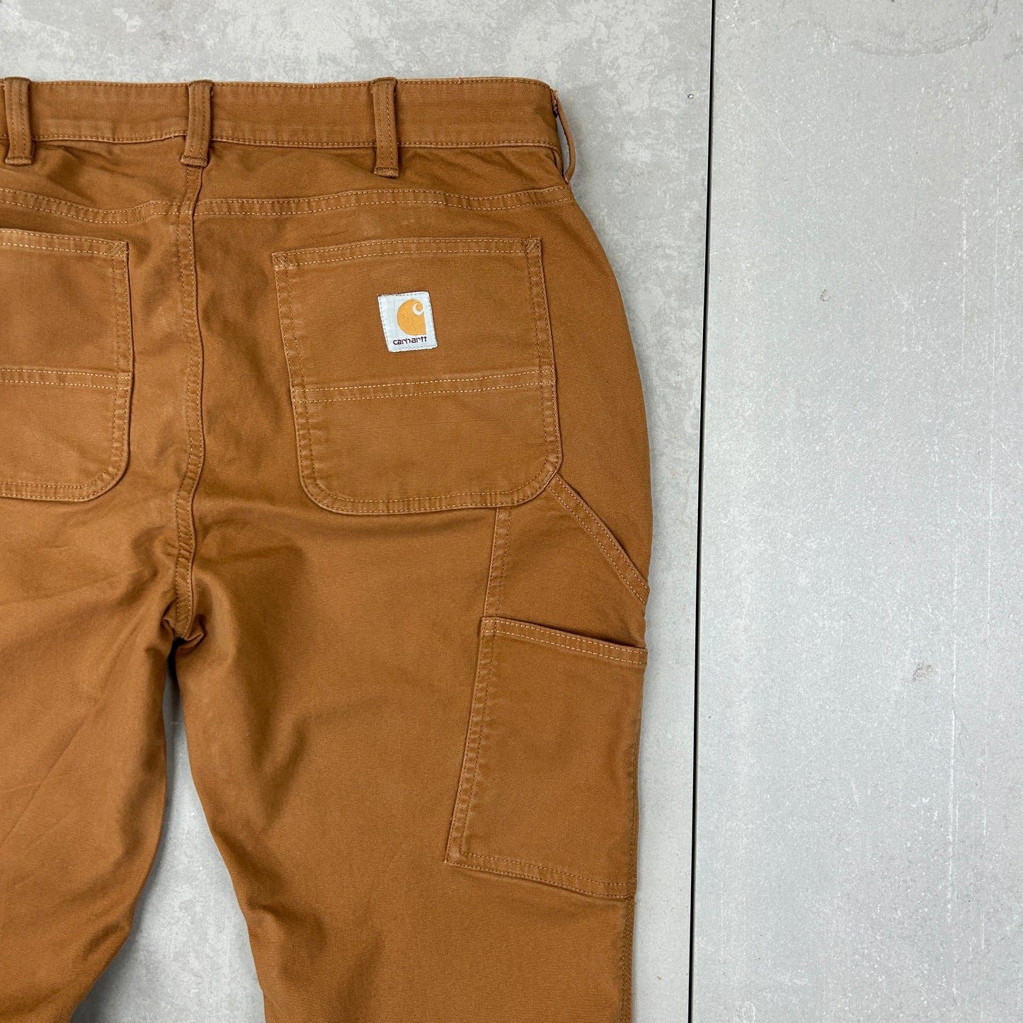 Vintage Carhartt Brown Workwear Carpenter Slim Trousers - 34