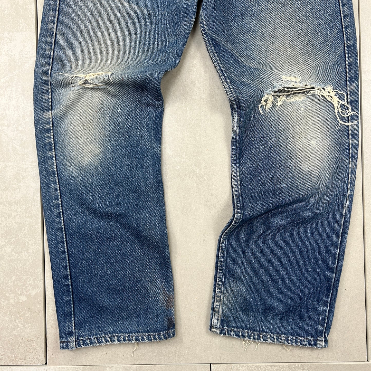 Vintage Levis Straight Blue Denim Jeans - 34