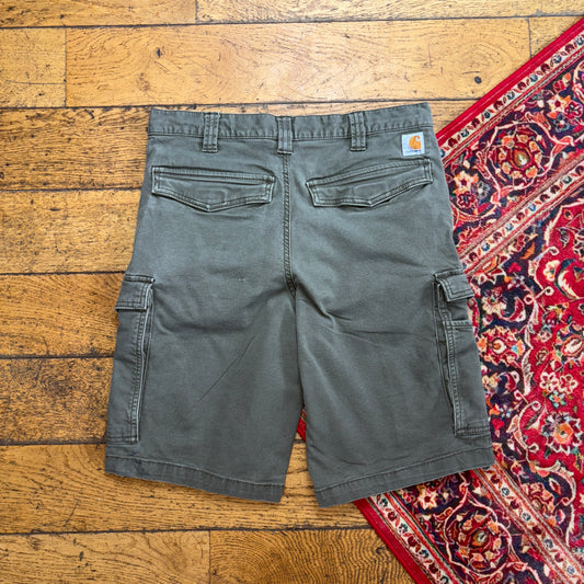 Vintage Carhartt Green Workwear Baggy Carpenter Shorts - 32