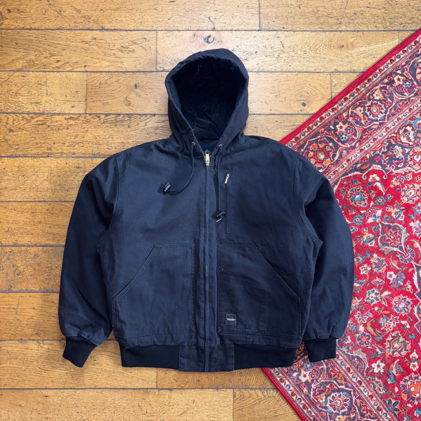 Vintage Walls Black Workwear Carhartt Active Style Jacket - M